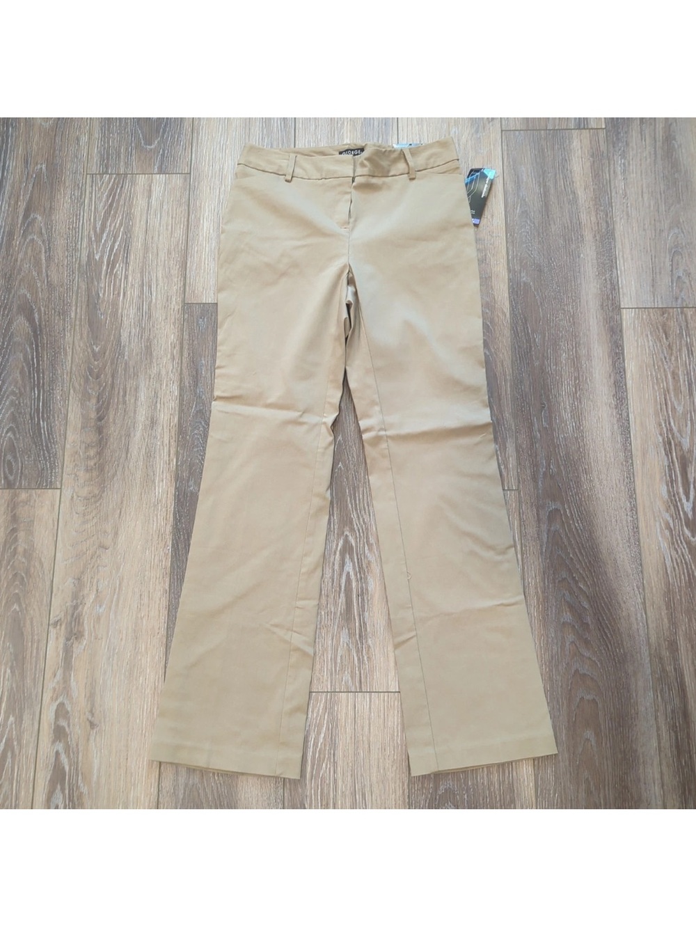 NWT George Ladies Straight Leg Khaki Millennium Stretch Pants Women's SZ 4